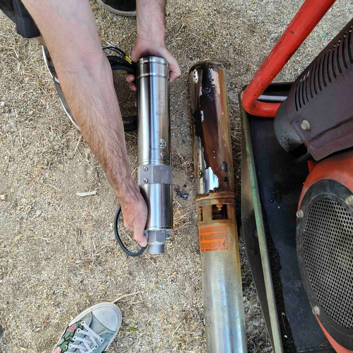 Submersible well pump replacement