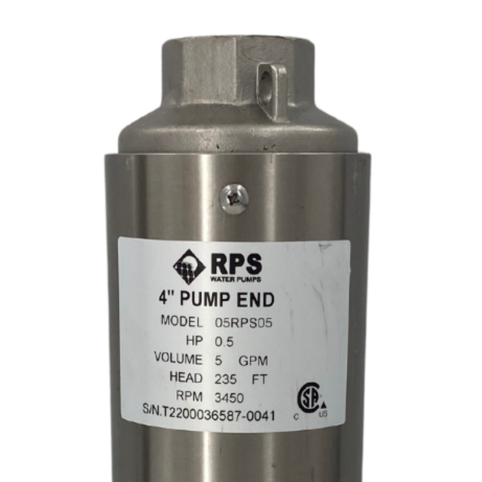 05RPS05 Pump End, 4-8GPM