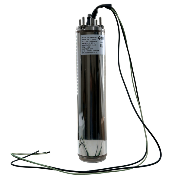 3/4 HP 220V 2+G Wire RPS Submersible Motor Single Phase (3.86")