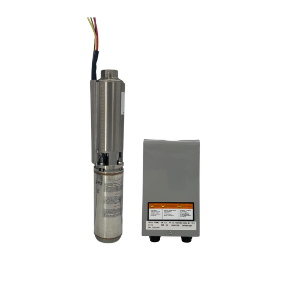 RPS Core Series 1.5 HP 220V 3-Wire Submersible Well Pump with Engineered Impeller 100 ft Head 44-66 GPM 40RPS15 Complete Kit