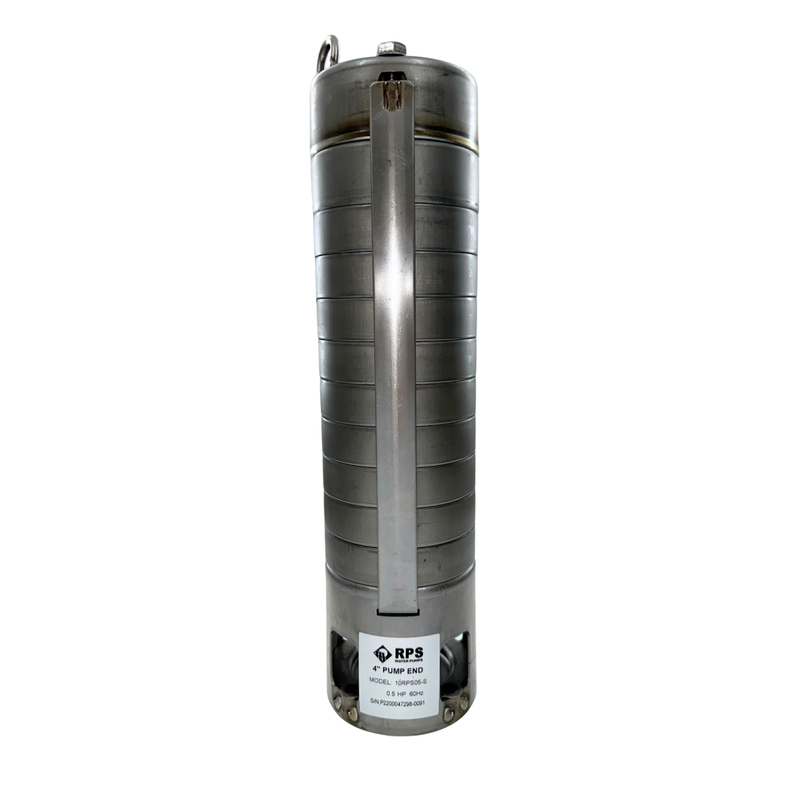 RPS Steel Pro 10RPS05-S 4" Submersible Well Pump End – Stainless Steel Impeller, 8-13.2 GPM