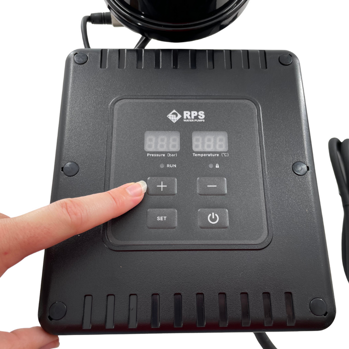 RPS 1HP 110V/120V/220V Eco-Steady Continuous Pressure Booster Pump Up to 55PSI | Pressurized Irrigation Pump for Drip & Sprinkler | Full Home Residential & RV Water Pump | Shallow Well Jet Pump