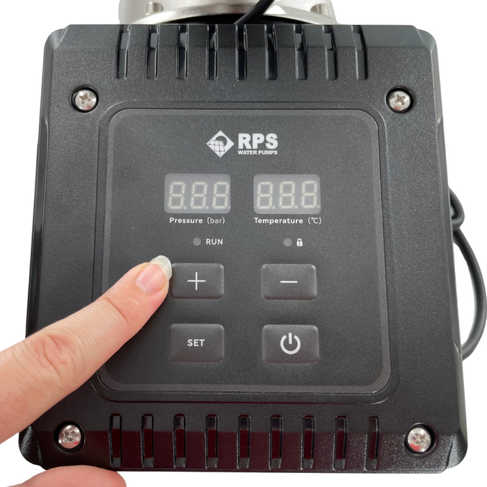 1/2 HP 110V/120V/220V Eco-Steady Continuous Pressure Booster | Garden Irrigation Water Pump for Drip and Soaker Hose | Tank Water | Shallow Well Pump