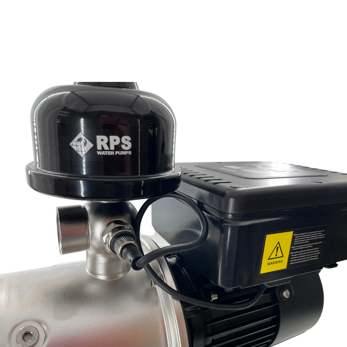 RPS 1HP 110V/120V/220V Eco-Steady Continuous Pressure Booster Pump Up to 55PSI | Pressurized Irrigation Pump for Drip & Sprinkler | Full Home Residential & RV Water Pump | Shallow Well Jet Pump