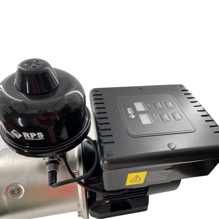 RPS 1HP 110V/120V/220V Eco-Steady Continuous Pressure Booster Pump Up to 55PSI | Pressurized Irrigation Pump for Drip & Sprinkler | Full Home Residential & RV Water Pump | Shallow Well Jet Pump