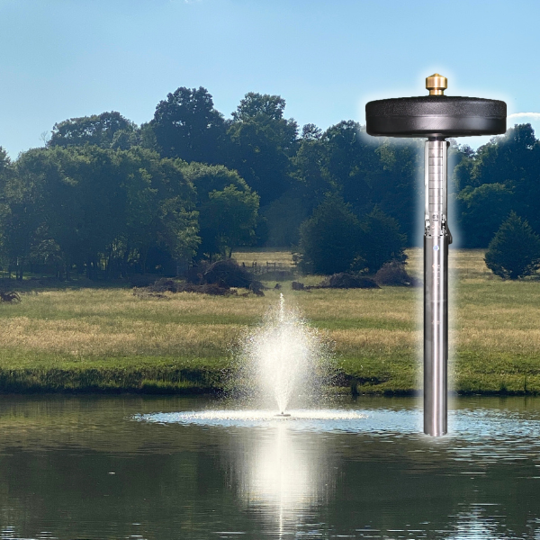 Floting Pump Floating Pond Fountain Pump 10-20ft Height | Large Pond Aerator | Fish ...