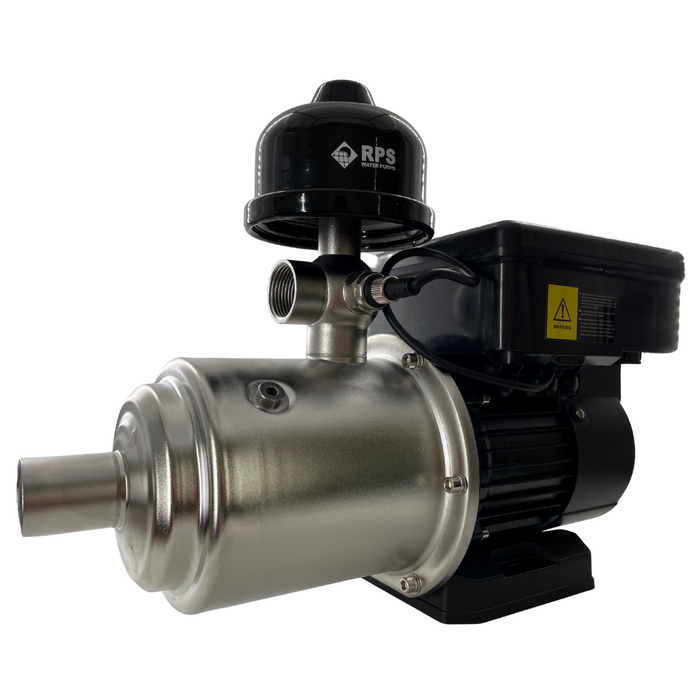 RPS 1HP 110V/120V/220V Eco-Steady Continuous Pressure Booster Pump Up to 55PSI | Pressurized Irrigation Pump for Drip & Sprinkler | Full Home Residential & RV Water Pump | Shallow Well Jet Pump