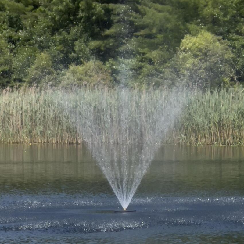 Floating Pond Fountain Pump 10-20ft Height | Large Pond Aerator  | Fish Safe | DIY Friendly | 110V or 220V AC Single Phase Dual Power