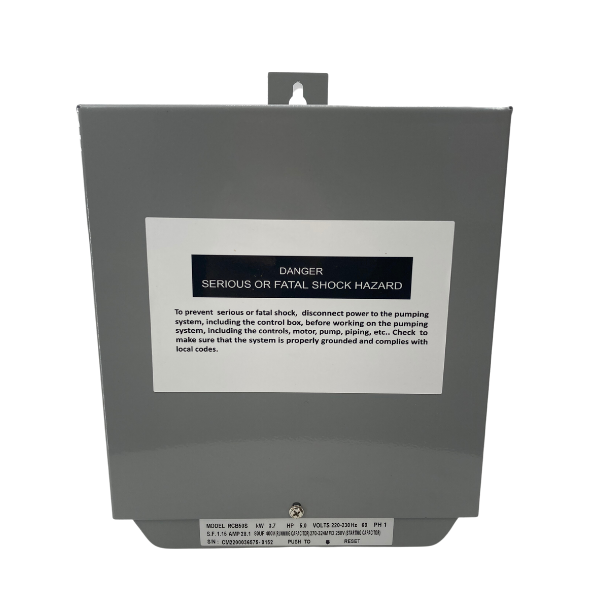 RPS Control Panel 2HP 220V Single Phase Starter Box for Submersible Pump