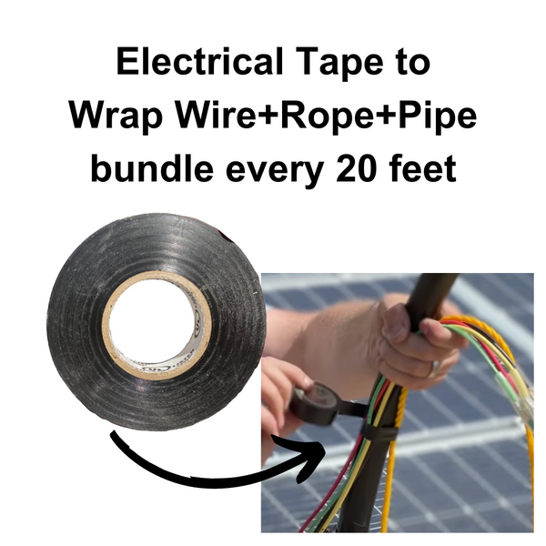 One and Done Well Poly Drop Pipe Kit for Easy Well Pump Install