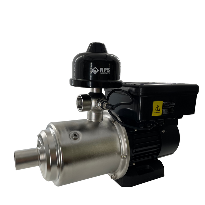 RPS 1HP 110V/120V/220V Eco-Steady Continuous Pressure Booster Pump Up to 55PSI | Pressurized Irrigation Pump for Drip & Sprinkler | Full Home Residential & RV Water Pump | Shallow Well Jet Pump