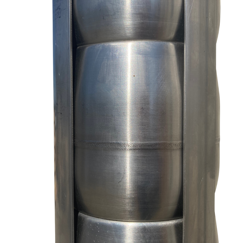 RPS 10HP 480V 300RPS100, Up to 140FT Head, 200 to 395GPM, Stainless Steel Submersible Pump End + Motor