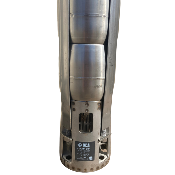 RPS Steel Pro 300RPS75-S 5" Submersible Well Pump End – Stainless Steel Impeller, 189-370 GPM