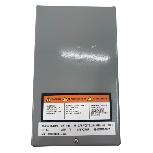 RPS Control Panel 1/2HP 220V Single Phase Starter Box for Submersible Pump