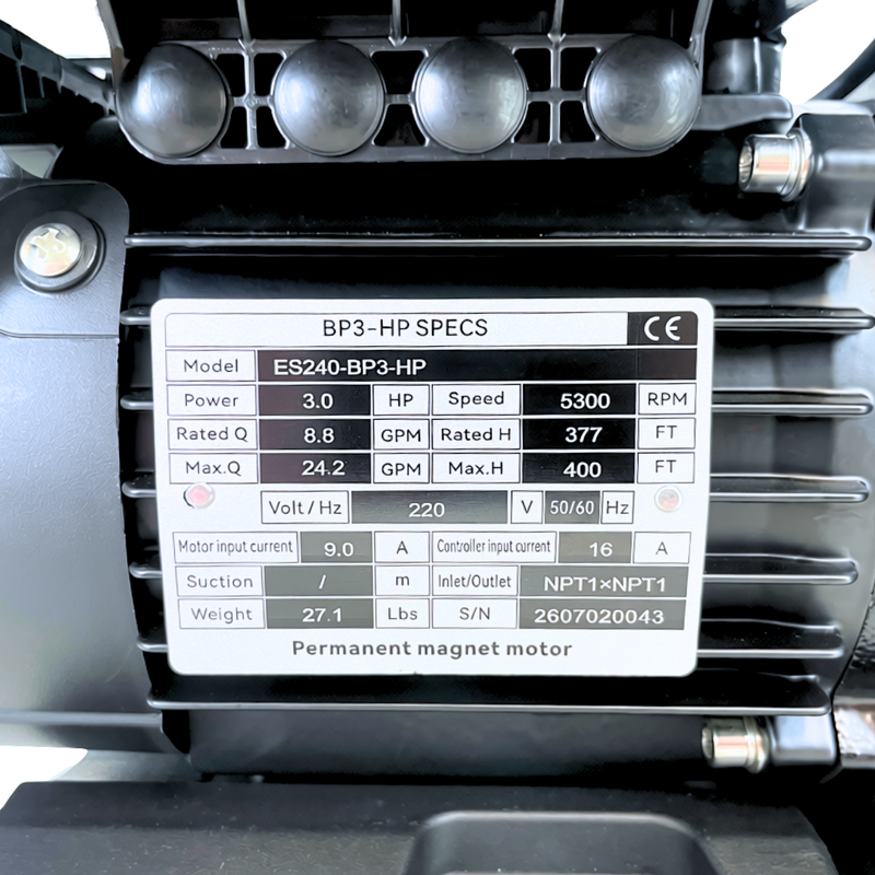 3HP 220V High-Lift Eco-Steady Booster Pump | VFD Constant Pressure Surface Pump for Homestead, Farm and Ranch