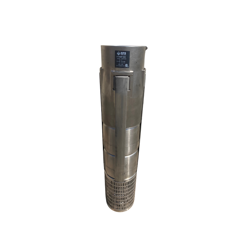 RPS Steel Pro 400RPS75-S 7" Submersible Well Pump End – Stainless Steel Impeller, 264-528 GPM