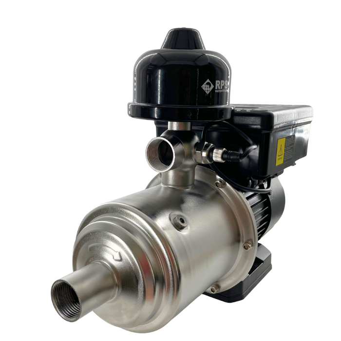 RPS 1HP 110V/120V/220V Eco-Steady Continuous Pressure Booster Pump Up to 55PSI | Pressurized Irrigation Pump for Drip & Sprinkler | Full Home Residential & RV Water Pump | Shallow Well Jet Pump