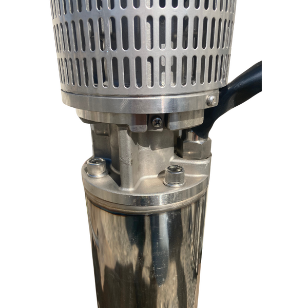 RPS 20HP 480V 500RPS200, Up to 200FT Head, 324 to 660GPM, Stainless Steel Submersible Pump End + Motor