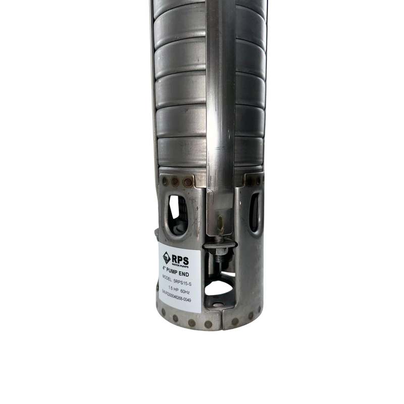 RPS Steel Pro 10RPS05-S 4" Submersible Well Pump End – Stainless Steel Impeller, 8-13.2 GPM
