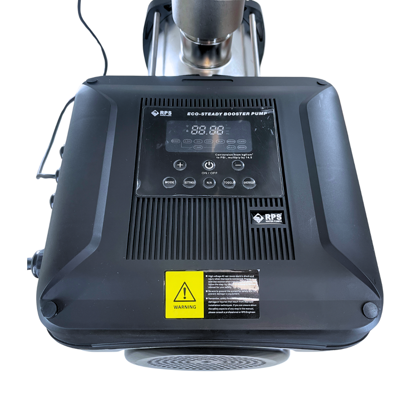 5HP 220V Eco-Steady Booster Pump | High Pressure + High Volume VFD Constant Pressure Surface Pump for Irrigation, Industrial and Homestead