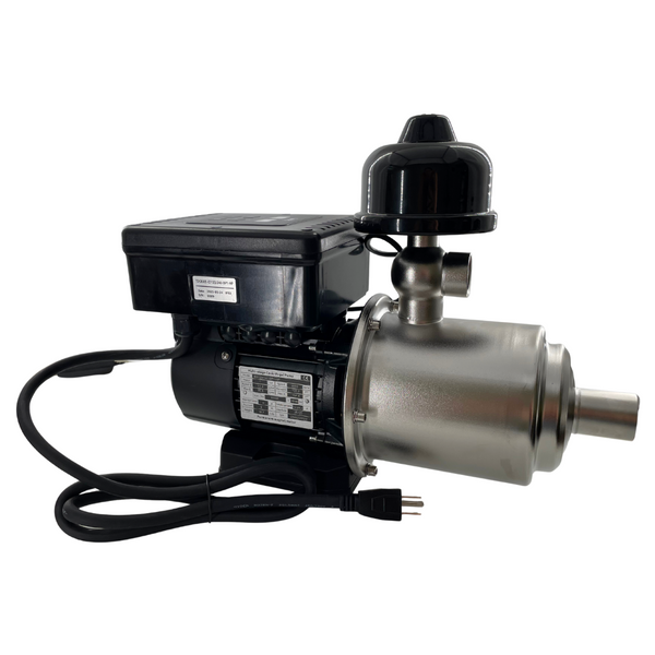 1HP 110V/120V/220V Eco-Steady Continuous Pressure Booster Pump Up to 55PSI | Pressurized Irrigation Pump for Drip & Sprinkler | Full Home Residential & RV Water Pump | Shallow Well Jet Pump