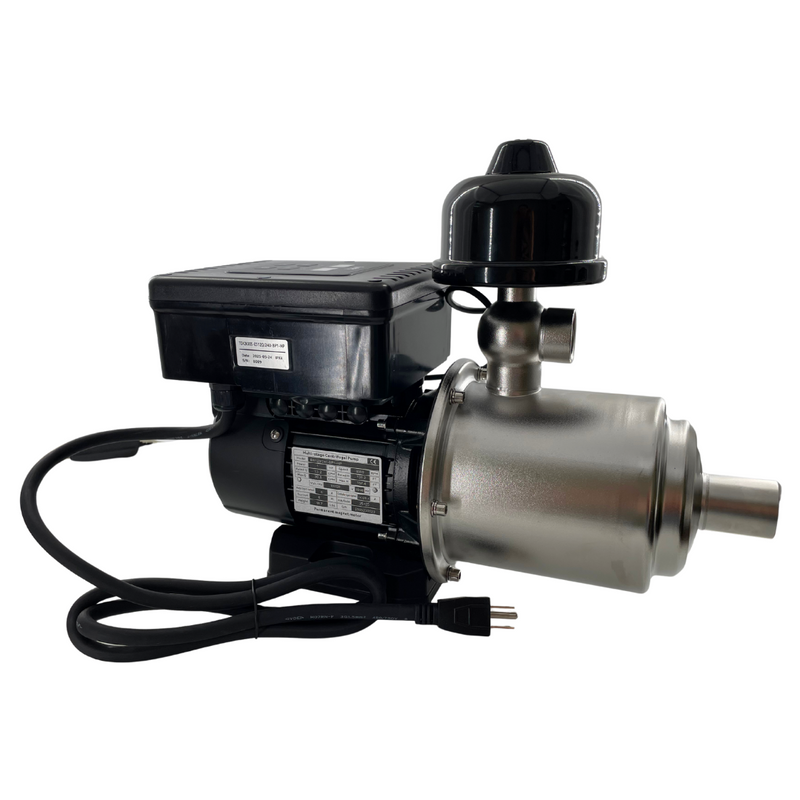 1HP 110V/120V/220V Eco-Steady Continuous Pressure Booster Pump Up to 55PSI | Pressurized Irrigation Pump for Drip & Sprinkler | Full Home Residential & RV Water Pump | Shallow Well Jet Pump