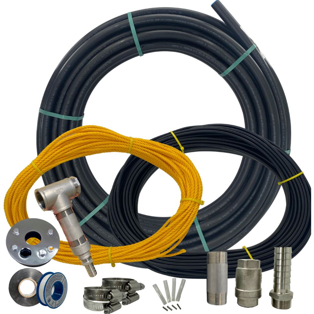 Poly Pipe Dropper One and Done Well Poly Drop Pipe Kit | Easy Well Pump Install – RPS ...