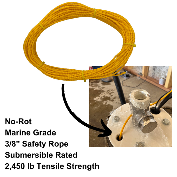 One and Done Well Poly Drop Pipe Kit for Easy Well Pump Install