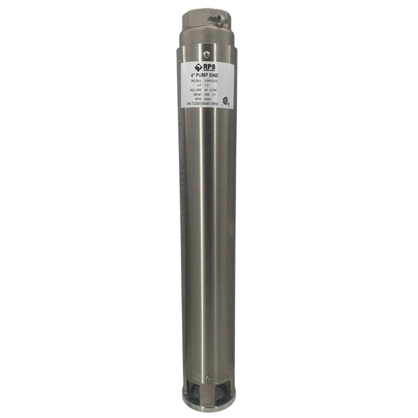 RPS Core Series 35RPS30 4" Submersible Well Pump End – Engineered Impeller, 12-46 GPM
