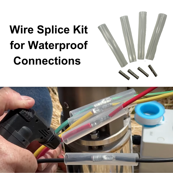 Back40 Crystal Clear Pump Cable Heat Shrink Waterproof Splice Kit