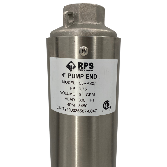05RPS07 Pump End, 4-8GPM