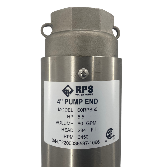60RPS50 Pump End, 35-90GPM