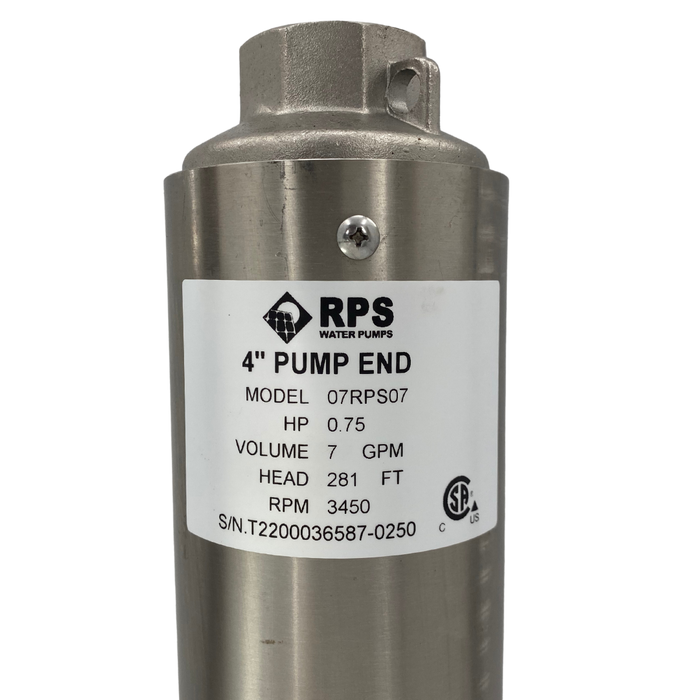 07RPS07 Pump End, 6-13GPM