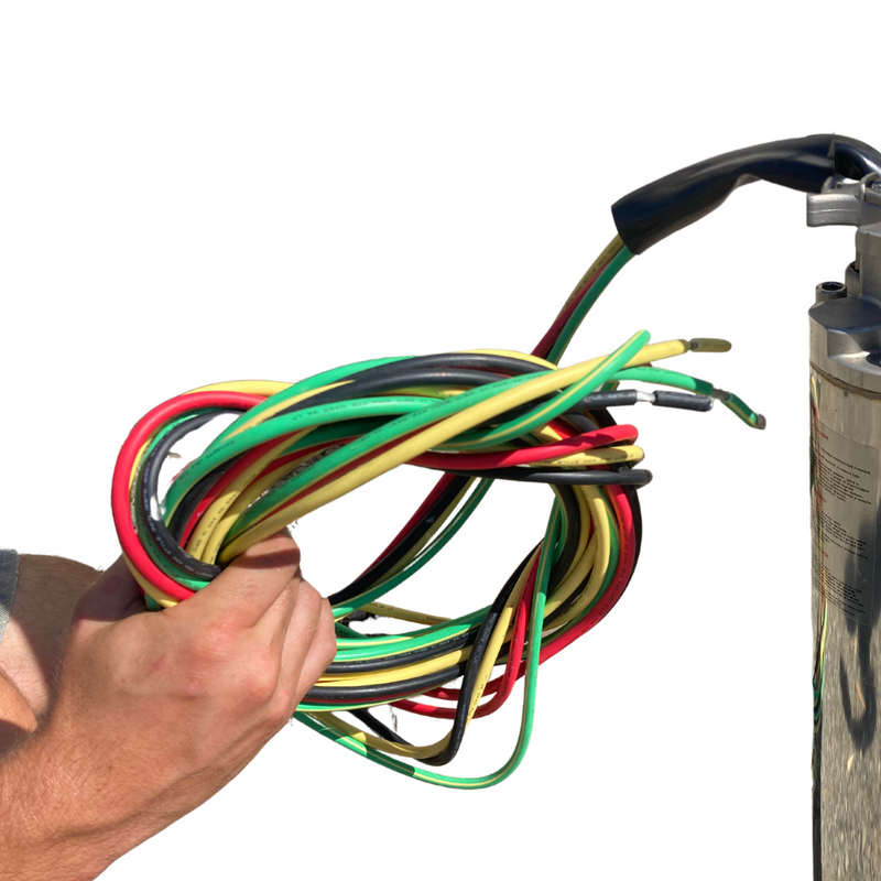 RPS 25HP 480V 400RPS250, Up to 225FT Head, 249 to 528GPM, Stainless Steel Submersible Pump End + Motor